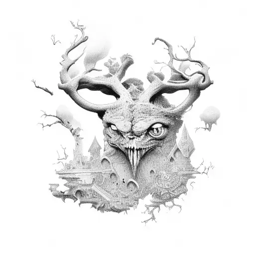 Open Book With Negative Space Filligree Page