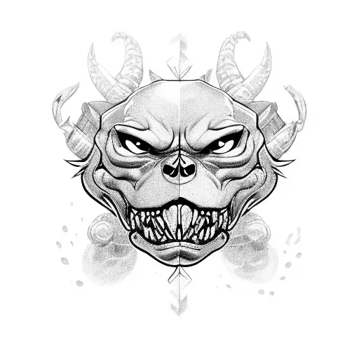 A Gaming Controller Morphing Into A Snarling Pirate Dog