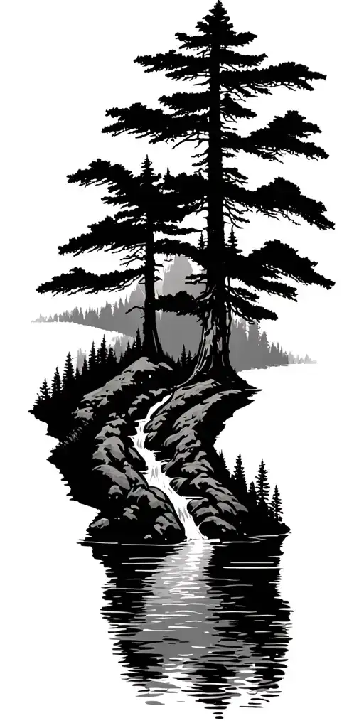 Forest River Landscape