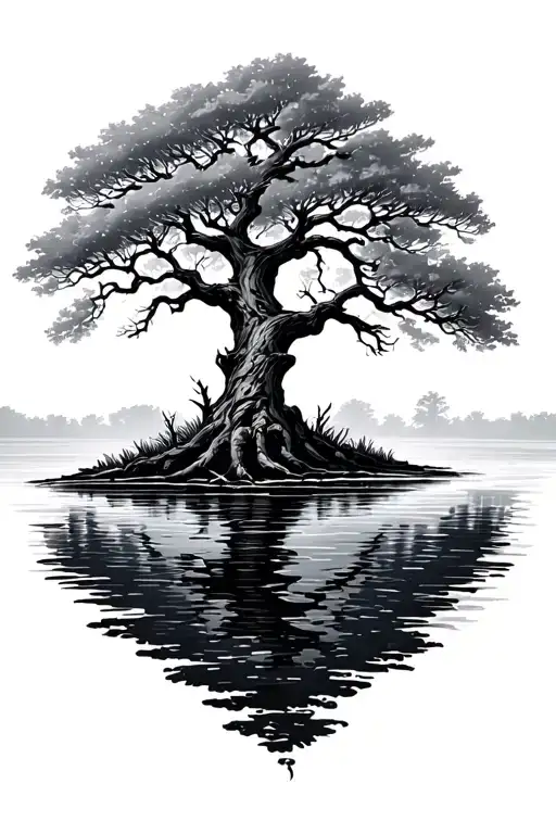 Oak Tree Strength Water Darken Everything Add