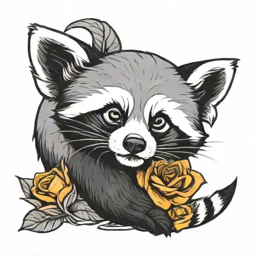 Donor Heart Red Panda Nursing Lily Yellow Rose 48