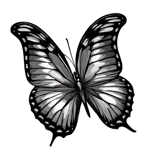 Butterfly Wing Wide Open