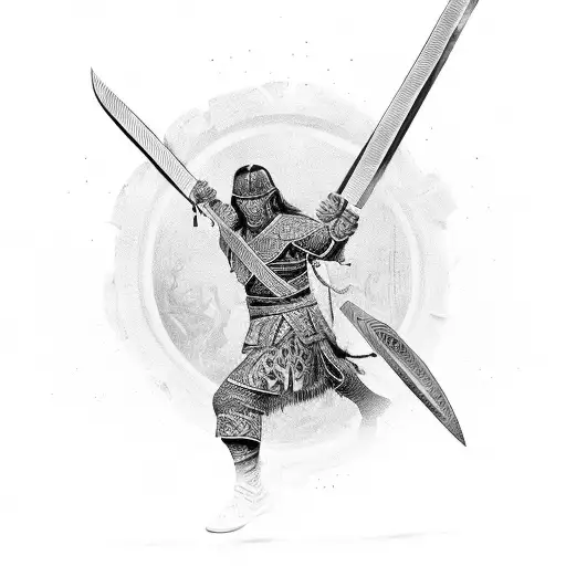 Filipino Warrior Without Pupils