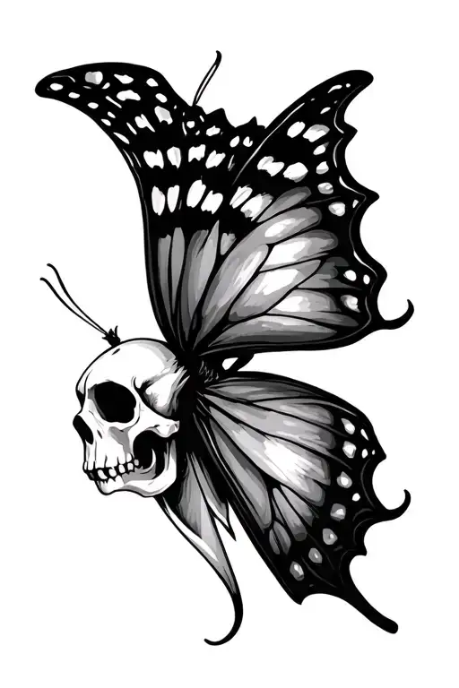 Crow Skull Butterfly