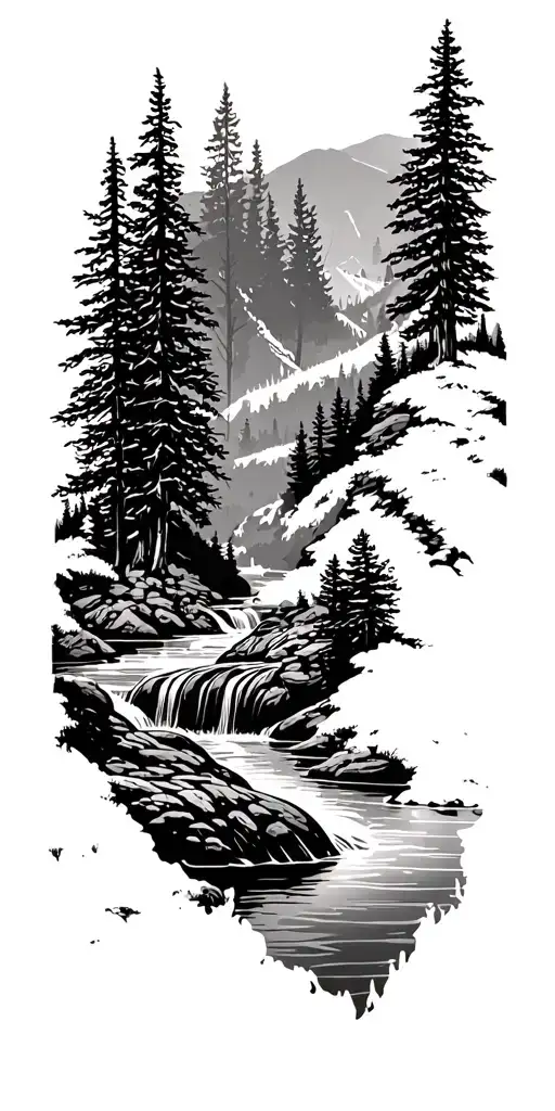 Forest River Landscape