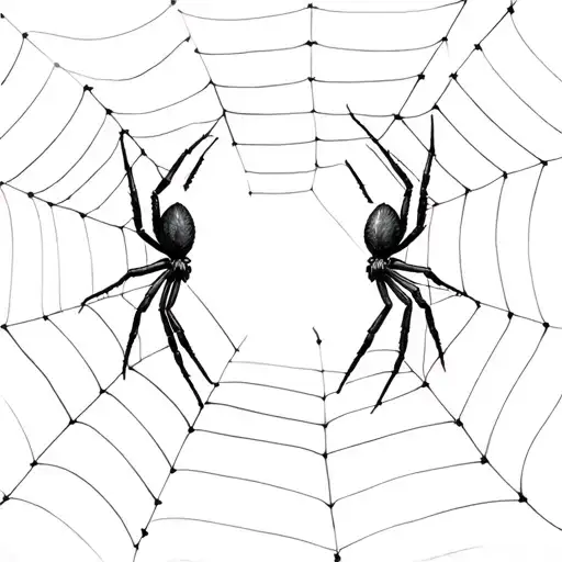 Spider On Web Asymetrical