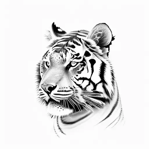 Rose With Tiger And Fillers