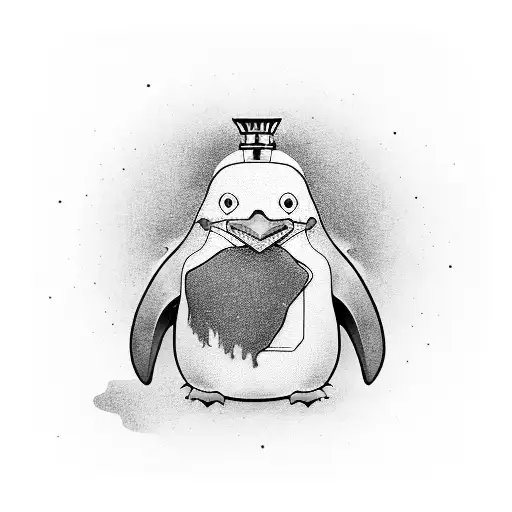 A Circuit Board Shaped Like A Penguin