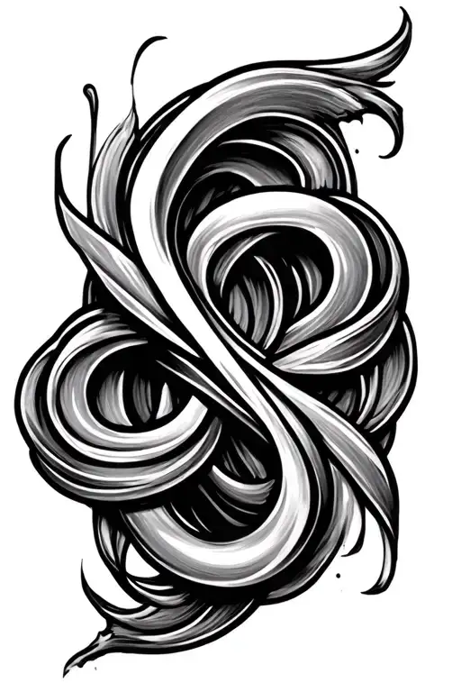 Name And Infinity Symbol Tattoo Design