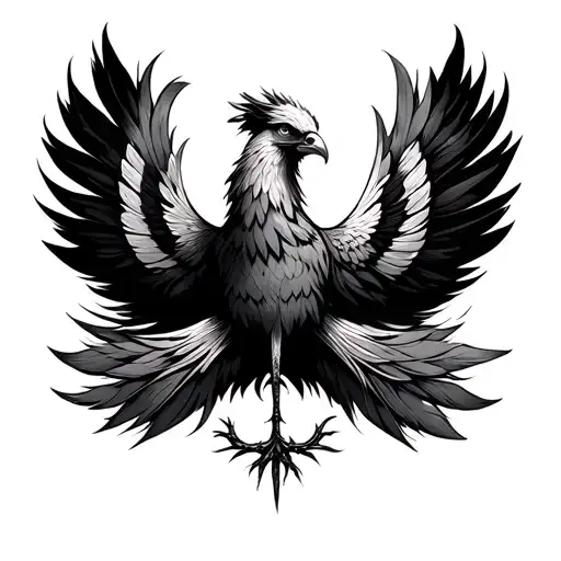 Ataturk And Phoenix Feathers