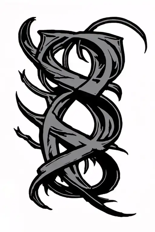 Roman Numerals On Back Of Calf