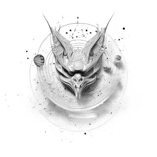 Abstract Red Static Noise