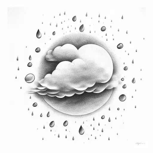 Rain Cloud Inside Sun