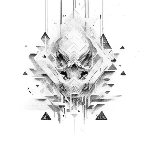 Abstract Wavey Lines