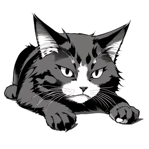 Itachi Uchiha As A Cat