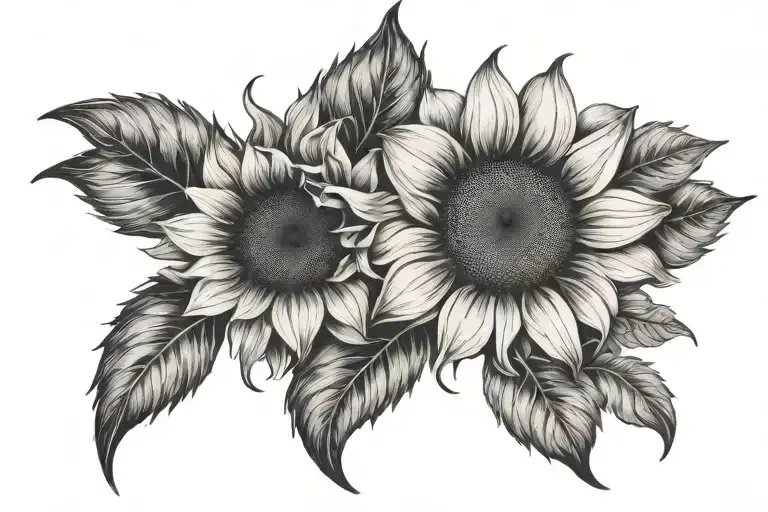 Semi Colon Sunflower
