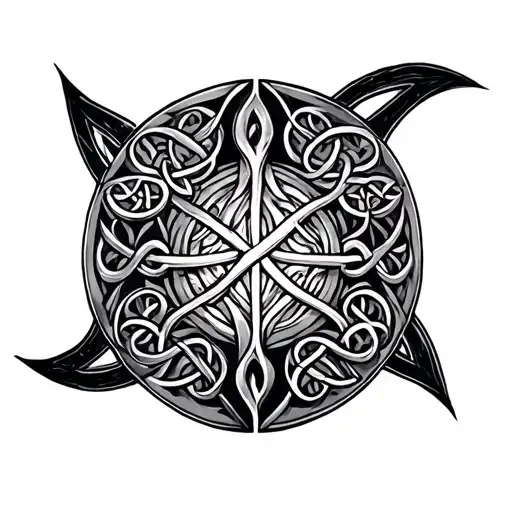 Celtic Tattoo By Pavel Mamaev