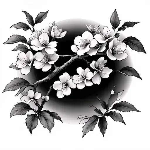 Coffee Cherry Blossom Tree