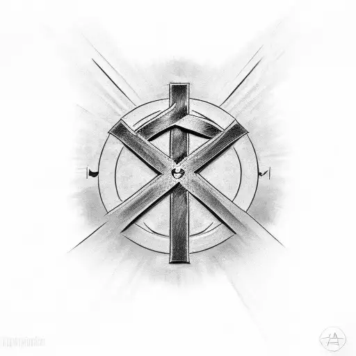 Christian Cross With Verse