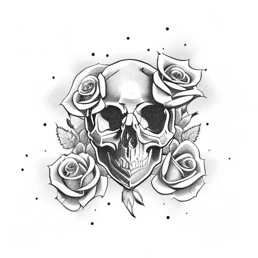 Skull And Roses