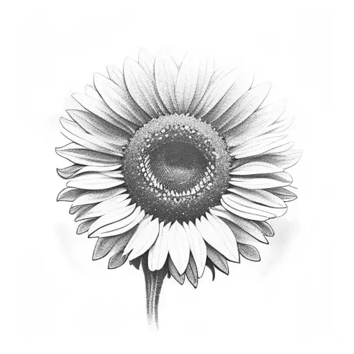 A Daisy And Sunflower Bouquet Forming A Vinyl Record