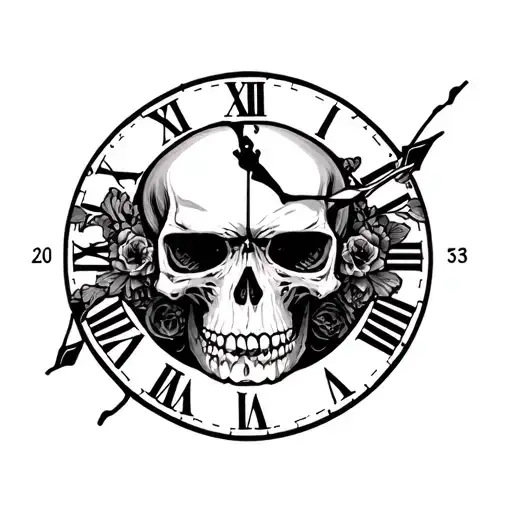 Skull Time Piece
