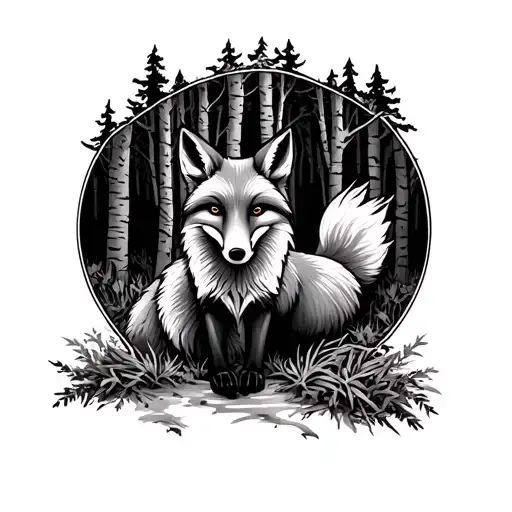 Fox In The Woods