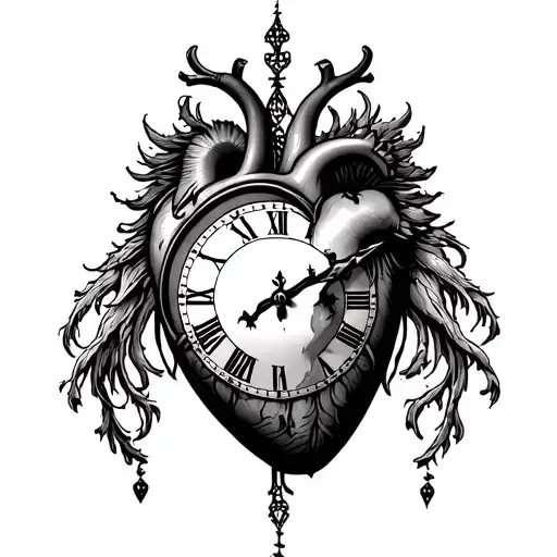Heart Organ Clock Tower