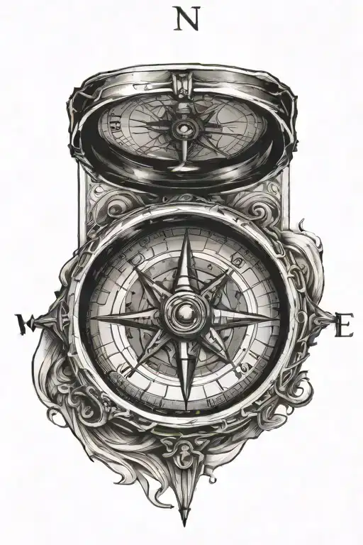Compass On An Angle