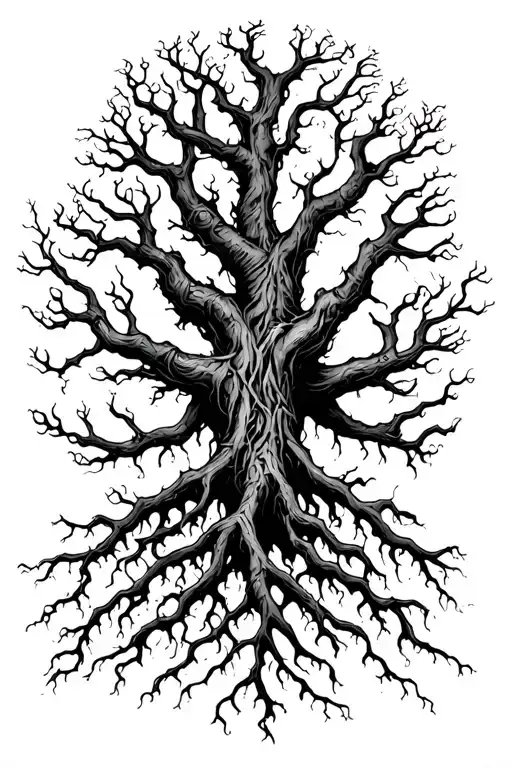 Evil Spread Out Roots Spreading Down