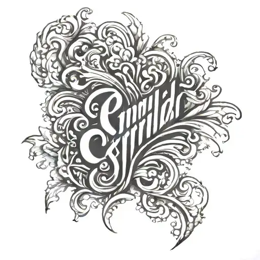Create A Tattoo With Russian Cyrillic Script Lettering Design