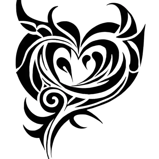 Tribal Symbol Of Love And Family