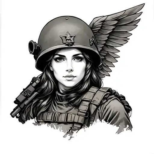 Female Soldier German