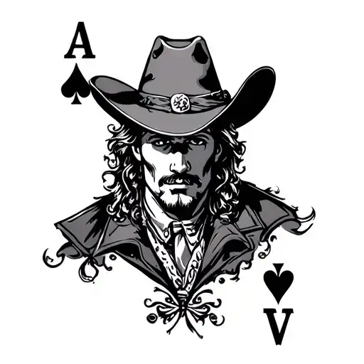 Playing Cards Ane Cowboy