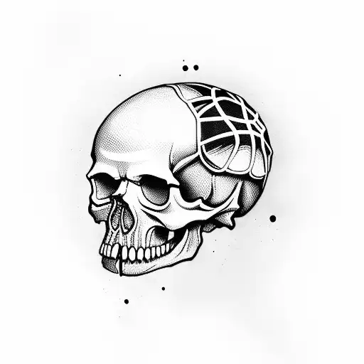 Skull And Basketball