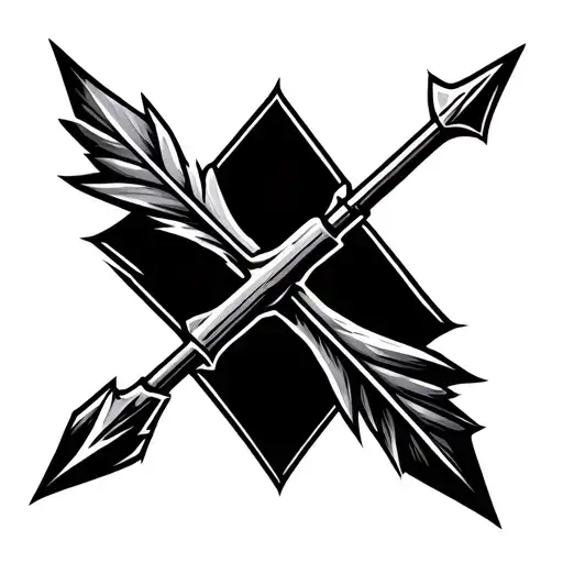 Arrow With Broadhead Arrow Shot