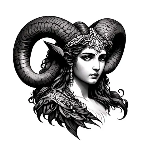 Aries Goddess For Arm