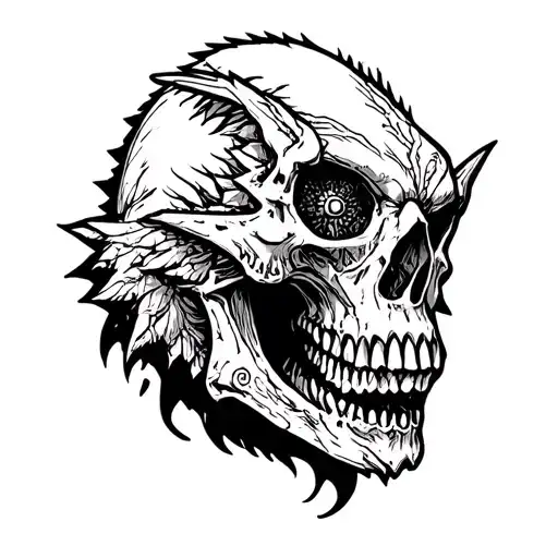 Neo Tradional Gothic Skulls Gargoyle Cologne Cathedral Inspired