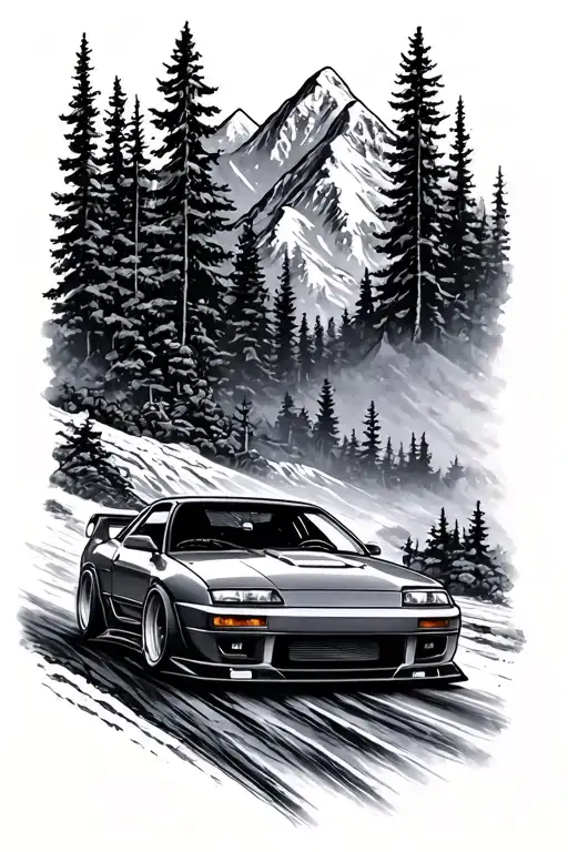 Drifting 180Sx Mountain