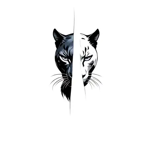 Black Panther Half Hiding Her Face