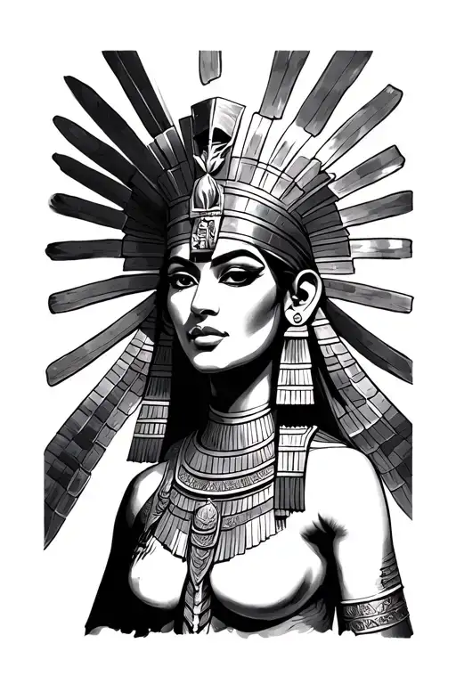 Black Egyptian Queen Bimbo Warrior