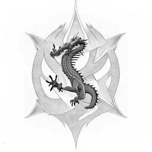 Dragon Scales On Forearm