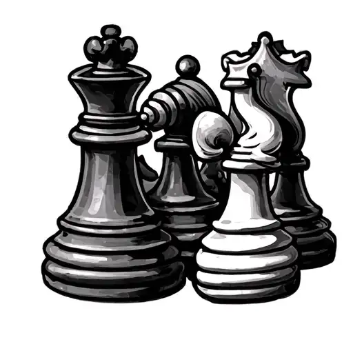 2 Queen Chess Pieces