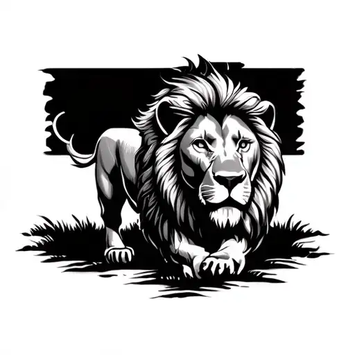 Markus Lion Walking Towards