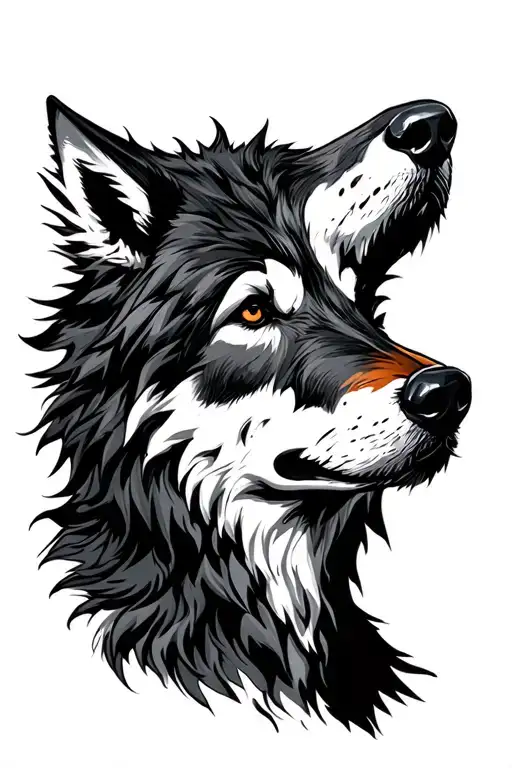 Black Wolve Howling Wolves