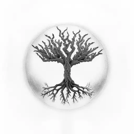 Tree Of Life With The Fruits Of The Spirit