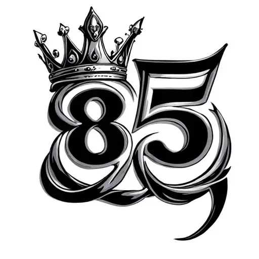 85 With Crown Above It
