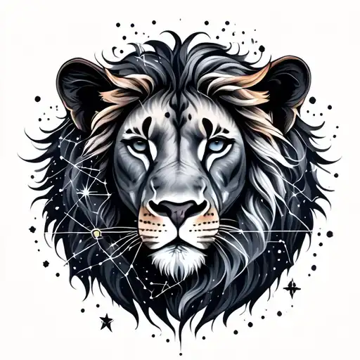 Cancer & Leo Constellation Stars Shining