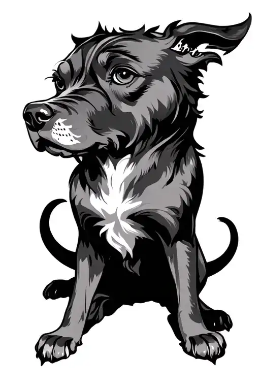 Cute Cerberus Three Headed Dog