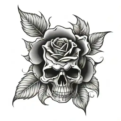 Skull Rose Made
